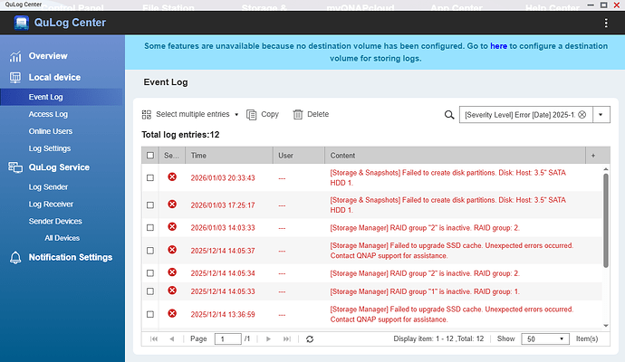 QNAP_QuLog_Event_Log