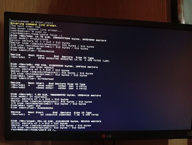 Fdisk -l