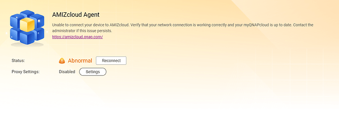 amiz console abnormal