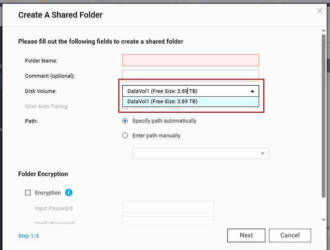 Restore shared folder 5