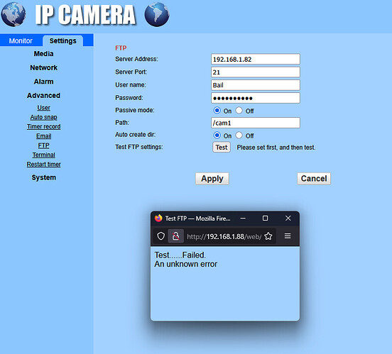 ip cam and ftp - General - QNAP Community
