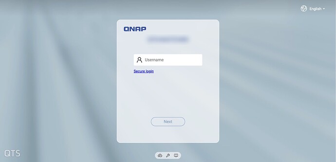 New sign in screen